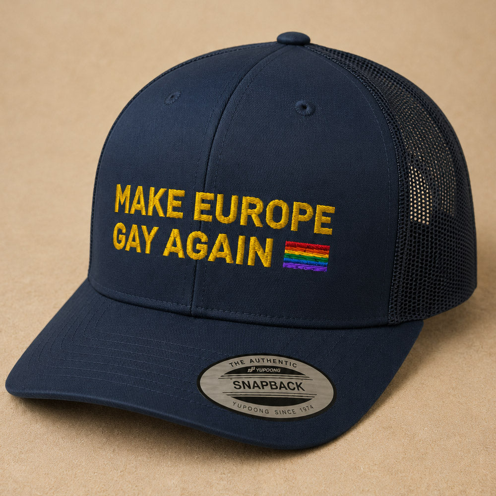 Make Europe Gay Again — Gorra oscura