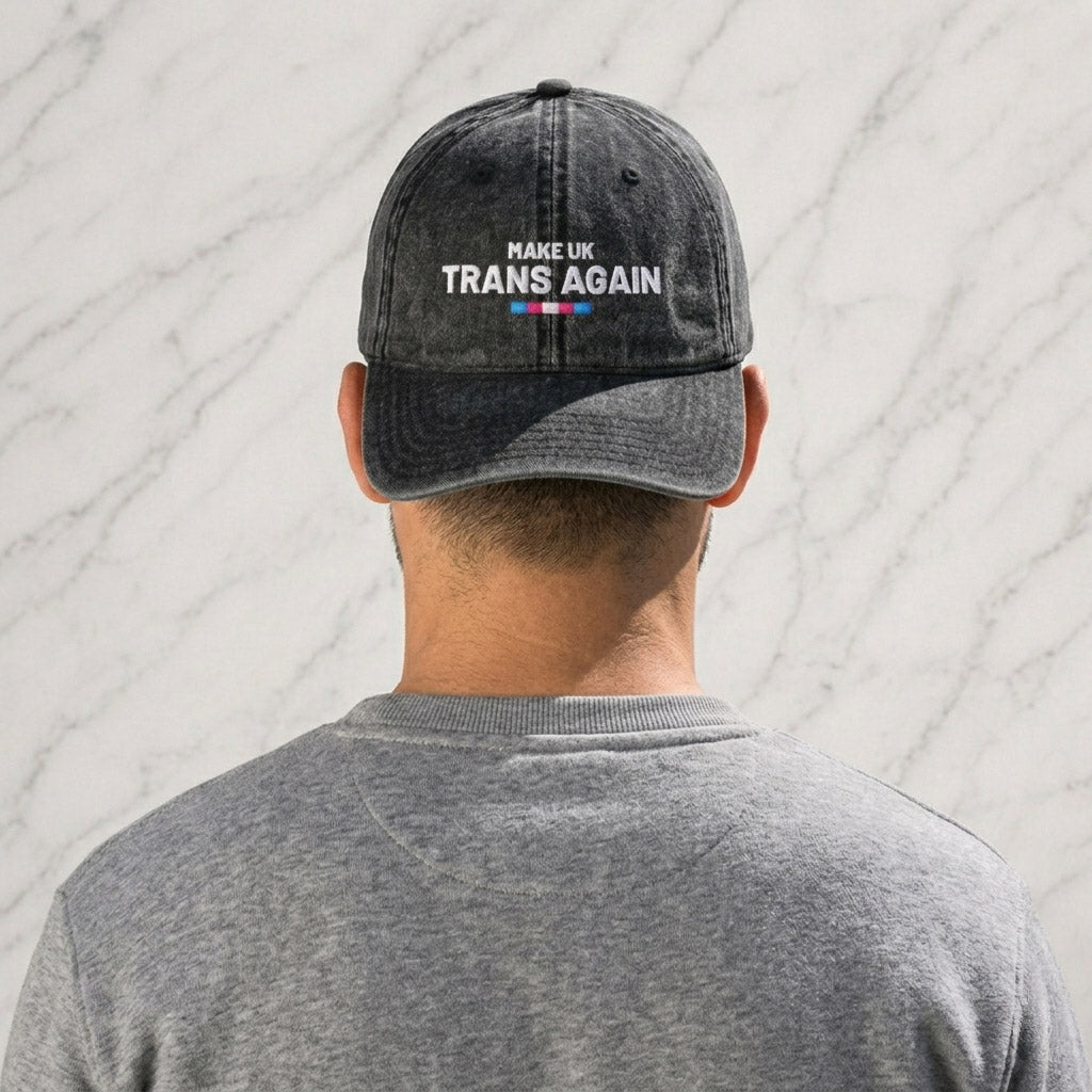 Make UK Trans Again — Gorra algodón vintage