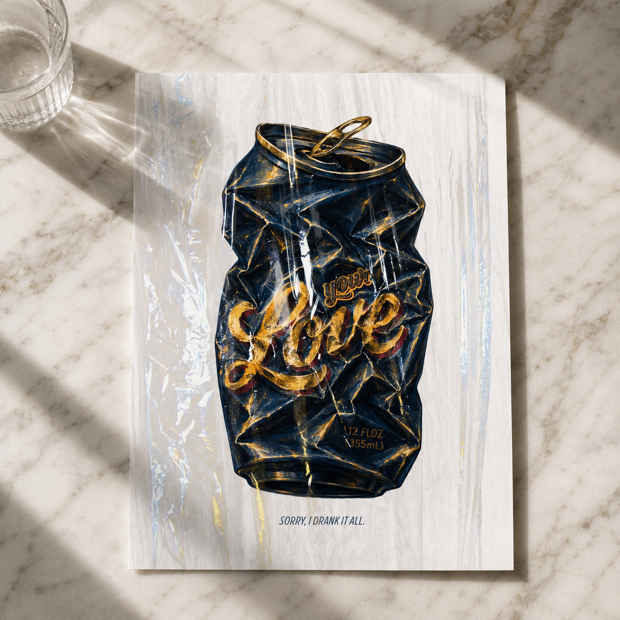 Sorry, I drank it all - Póster